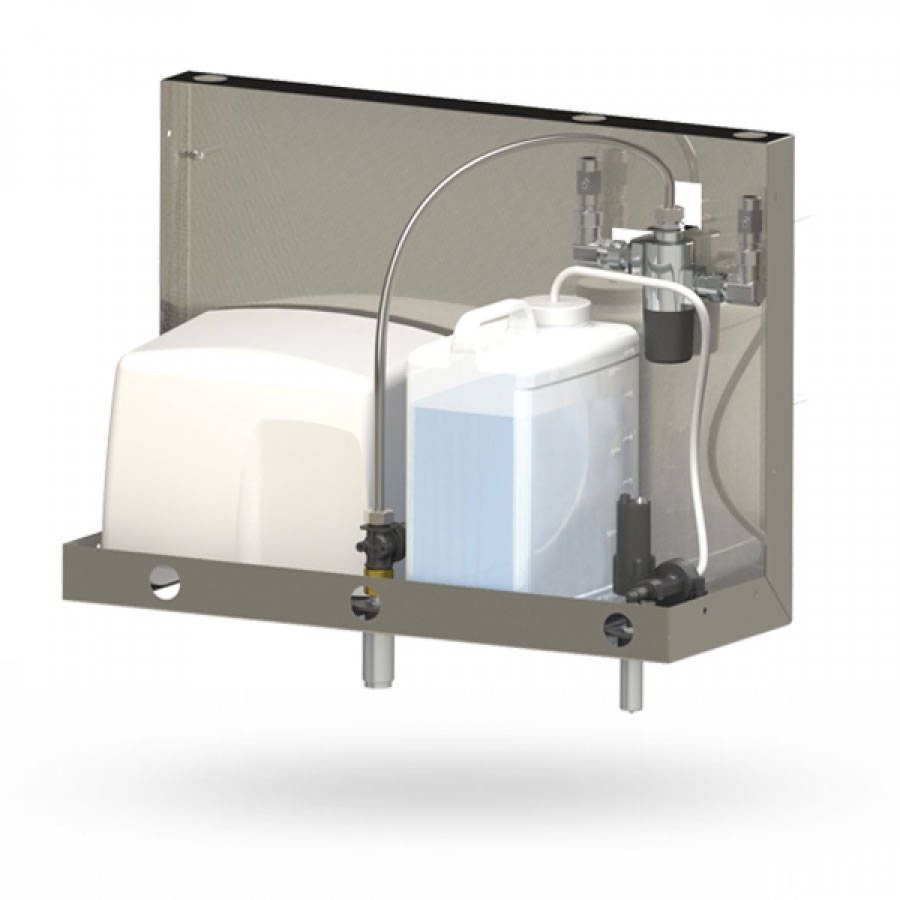 CLEANTEC érintésmentes szappan-víz-kézszárító modul