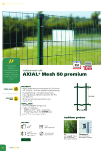 DIRICKX AXIAL Mesh 50 Premium tekercses kerítés - általános termékismertető
