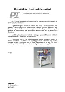 Dytron ST 160 - általános termékismertető