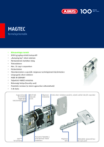 Magtec hengerzárbetét - műszaki adatlap