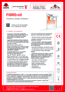 tűzgátló mobil függöny - általános termékismertető