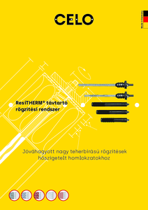 ResiTHERM rögzítési rendszer nagy terhekhez - általános termékismertető