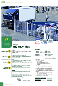 DIRICKX myMIX® flat kerítés - részletes termékismertető
