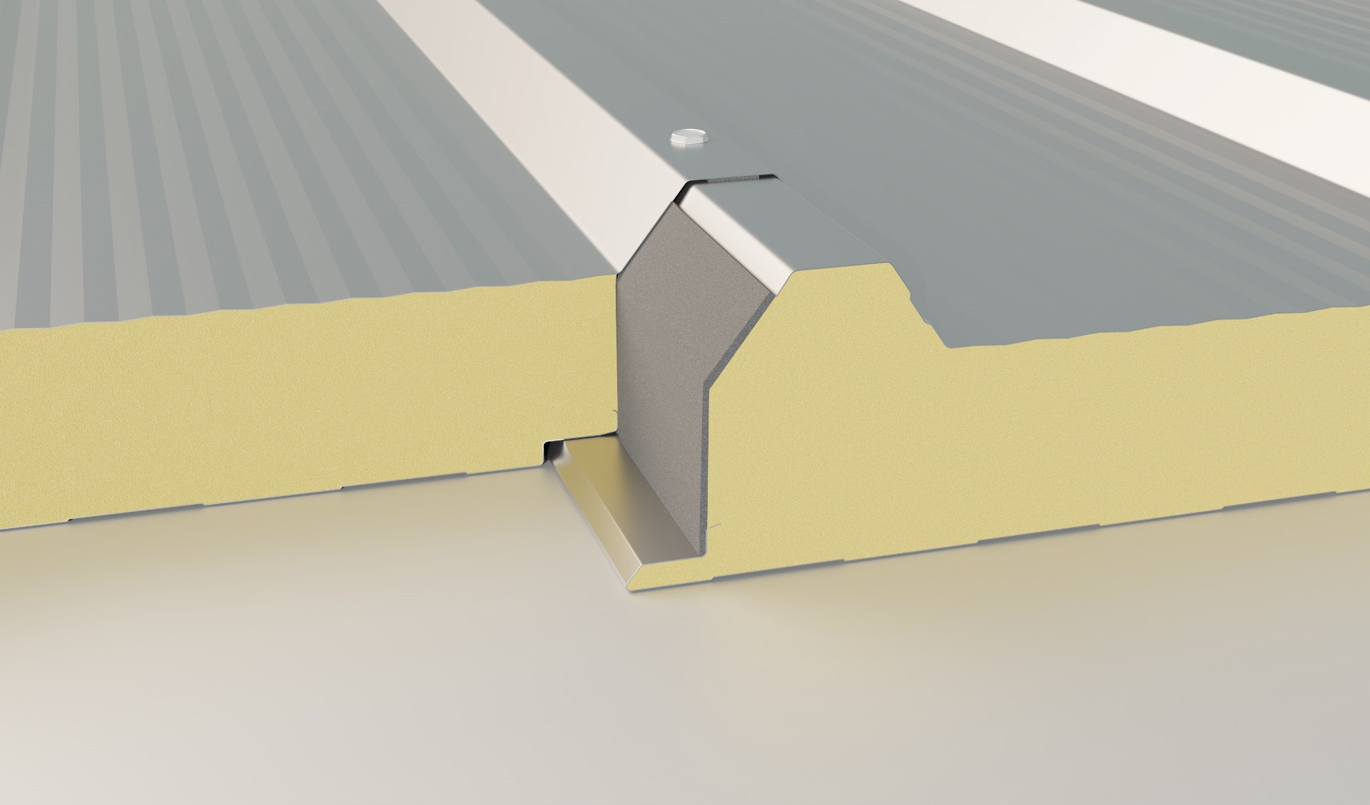 EuroPanels PolDeck TD - trapézlemez formájú tetőszendvicspanel