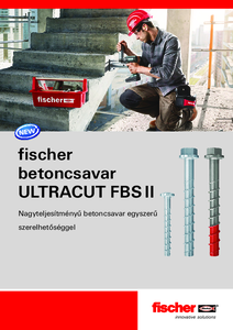 fischer ULTRACUT FBS II betoncsavar - részletes termékismertető