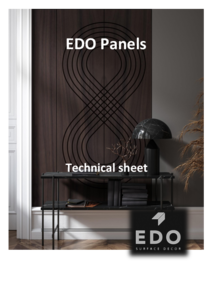 EDO  Japandi panelek - műszaki adatlap