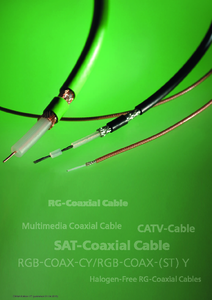 HELUKABEL ipari koaxiális kábelek <br> 
(Cables, wires & accessories katalógus, Edition 27, 336-511. oldal) - részletes termékismertető