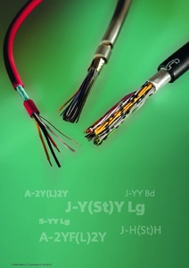 HELUKABEL telefon, riasztó és tűzjelzó kábelek <br> 
(Cables, wires & accessories katalógus, Edition 27, 522-533. oldal) - részletes termékismertető