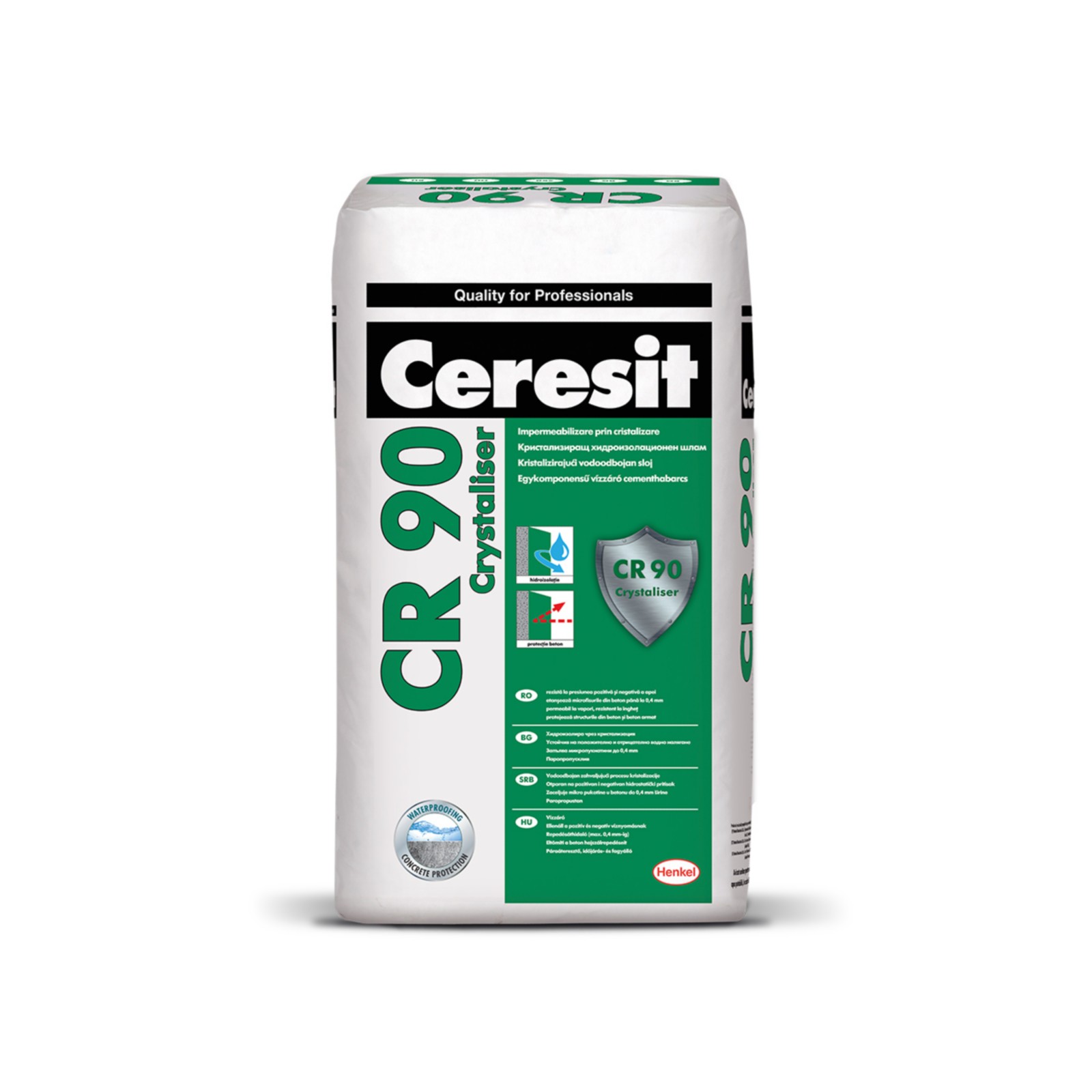 Ceresit CR 90 Kristályképző egykomponensű vízszigetelés