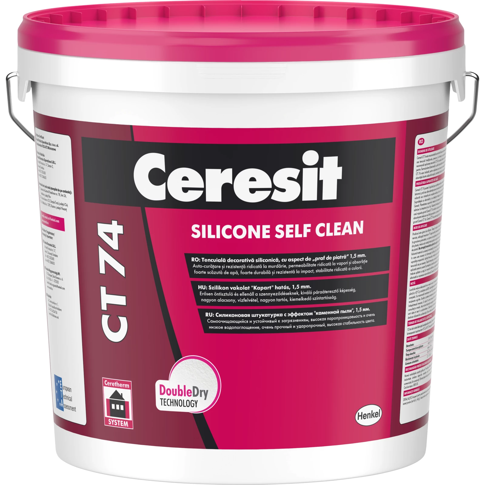 Ceresit CT 74 Self Clean szilikon kapart hatású vakolat