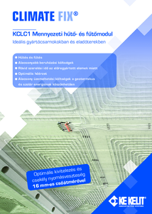 CLIMATEFIX I mennyezeti hűtő- és fűtőmodul - általános termékismertető
