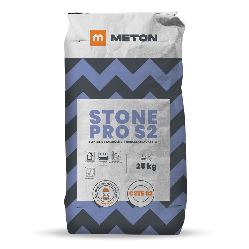 METON STONE PRO S2 flexibilis burkolatragasztó