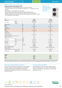 Panasonic Mini ECOi LZ2 sorozatú, 8 és 10 HP teljesítményű kültéri egységek (R32) <br>
(General Catalogue 2024/2025, 259. oldal) - műszaki adatlap