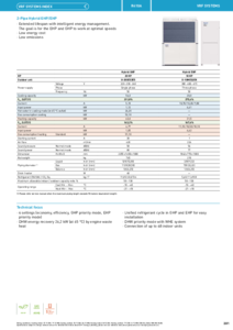 2 csöves hibrid GHP/EHP <br>
(General Catalogue 2024/2025, 301. oldal) - műszaki adatlap