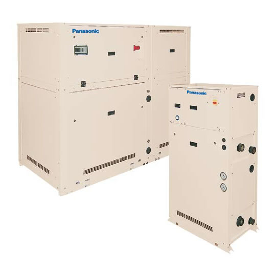 ECOi-W WQ 20-190 C/H/R vízhűtéses folyadékhűtők, hőszivattyúk és kondenzátor nélküli egységek, R410A 