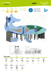 Proludic Aquatica (vízi) tematikus játékok - J2696 - műszaki adatlap