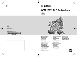 Bosch GCM 18V-254 D Professional akkus leszabó és gérvágó fűrész - alkalmazástechnikai útmutató