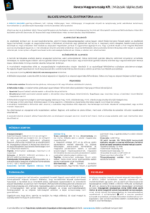 REVCO SILICATE homlokzati színező vakolat - műszaki adatlap