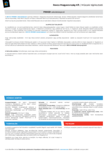 REVCO PRIMER vakolatalapozó - műszaki adatlap