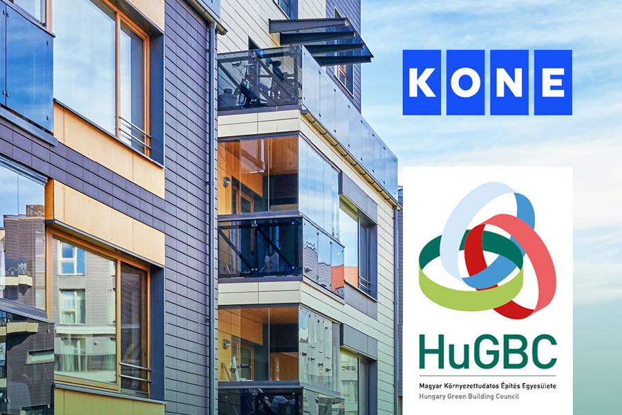 A KONE Felvonó Kft. tagja lett a Magyar Környezettudatos Építés Egyesületének (HuGBC)