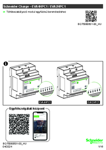 Schneider Charge – EVA4HPC1 (telepítési útmutató) - részletes termékismertető