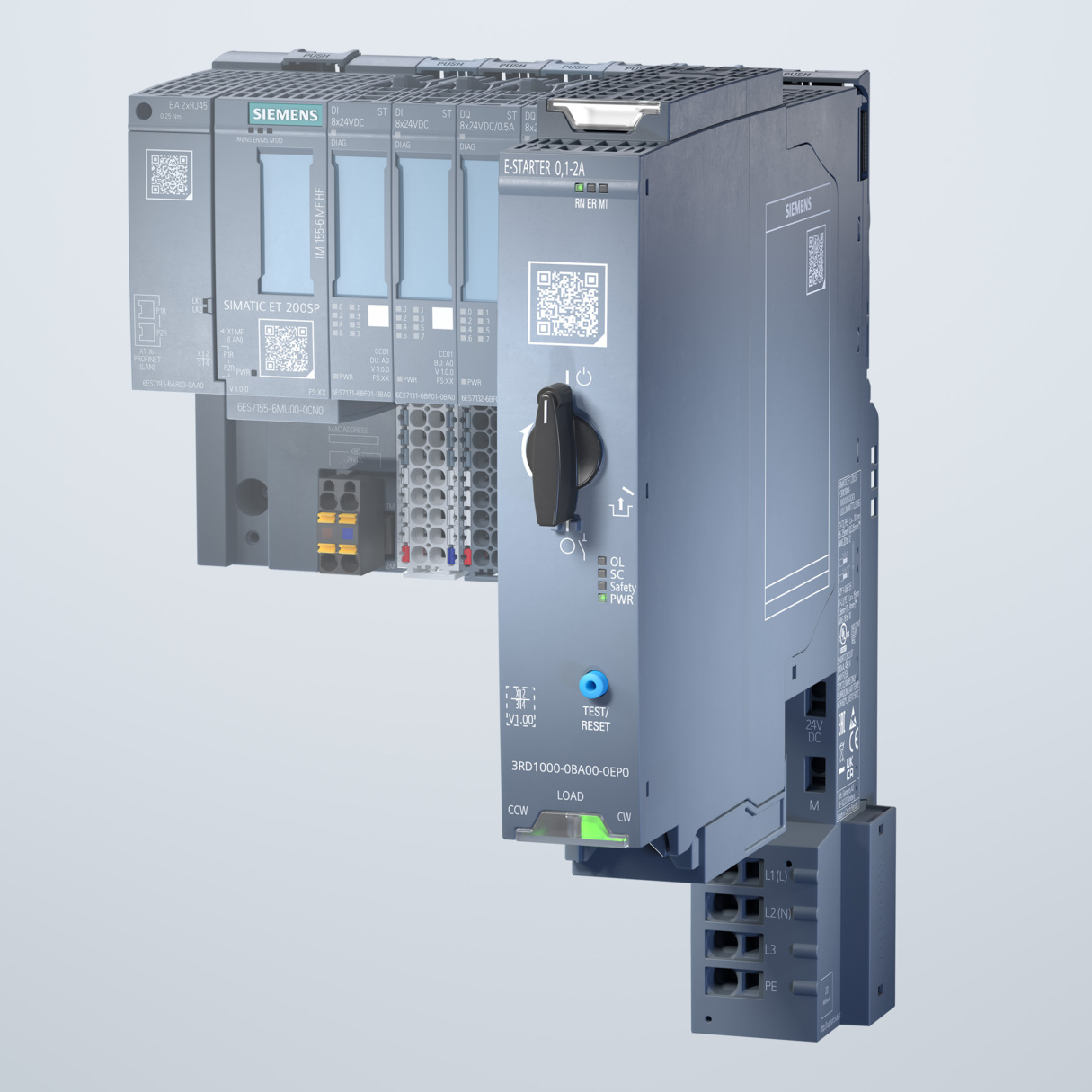 Siemens SIMATIC ET 200SP e-Starter elektromos motorindító