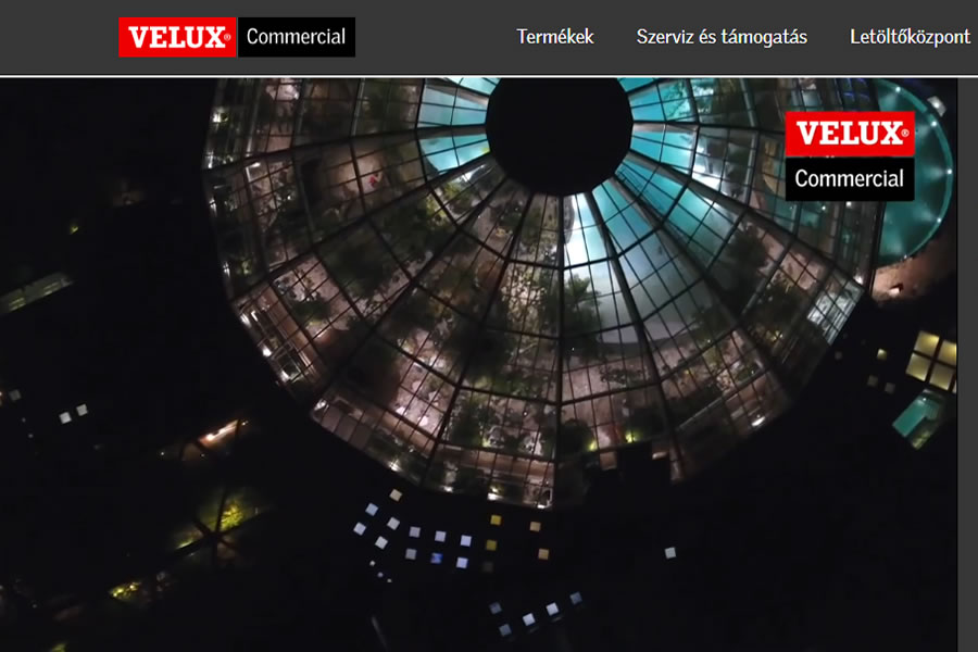 Megújult a VELUX Commercial honlapja