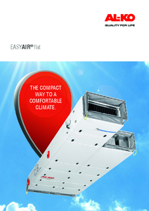 AL-KO EASYAIR flat álmennyezeti kompakt légkezelő - általános termékismertető