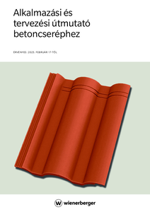 Wienerberger Icon betoncserép - alkalmazástechnikai útmutató